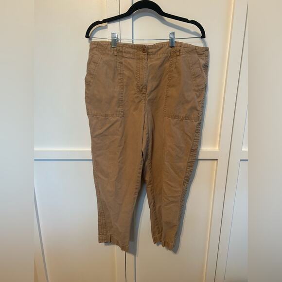 Talbots Slim Cargo Pants 16 P - Picture 1 of 3